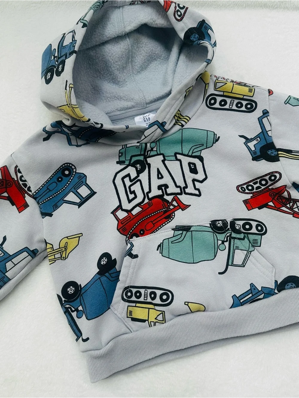 GAP Toddler Hoodie & Sweatpants Set - Construction Trucks